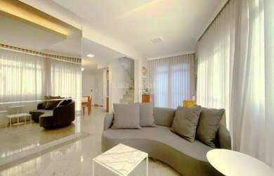 Imagem: O apartamento na cobertura possui 4 Dormitórios, 3 Banheiros