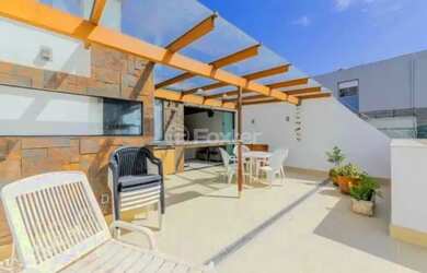 Imagem: O apartamento na cobertura possui 2 Dormitórios, 2 Banheiros