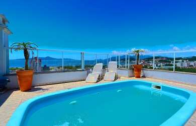 Imagem: O apartamento na cobertura possui 3 Dormitórios, 3 Banheiros