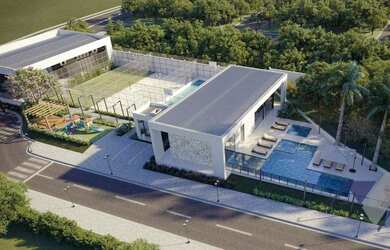 Imagem: O terreno possui 200m² de Área e Imóvel novo e está localizado