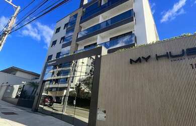 Imagem 2: Studio Garden com Vista Mar e Vaga Dupla no Coqueiros Florianópolis