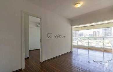 Imagem: O apartamento possui 1 Dormitório, 1 Banheiro, 1 Vaga na garagem