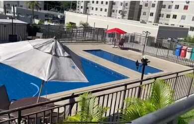 Imagem: O apartamento possui 2 Dormitórios, 1 Banheiro, 1 Vaga na garagem