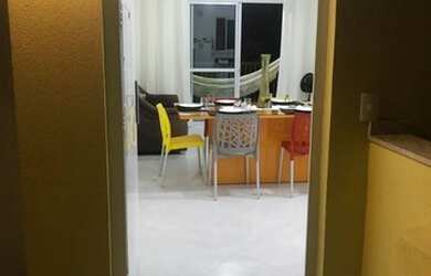 Imagem: O apartamento possui 1 Dormitório, 1 Banheiro, 1 Vaga na garagem