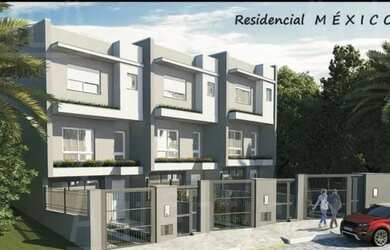 Imagem: A casa possui 3 Dormitórios, 2 Banheiros, 2 Vagas na garagem