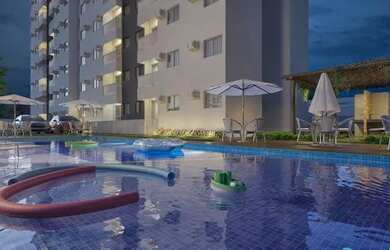 Imagem: O apartamento possui 2 Dormitórios, 1 Banheiro, 1 Vaga na garagem