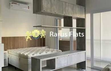 Imagem: O studio possui 1 Dormitório, 1 Banheiro, 1 Vaga na garagem