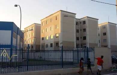 Imagem: O apartamento possui 2 Dormitórios, 1 Banheiro, 1 Vaga na garagem