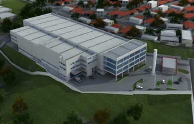 Imagem: O depósito possui 17.100m² de Área e está localizado em