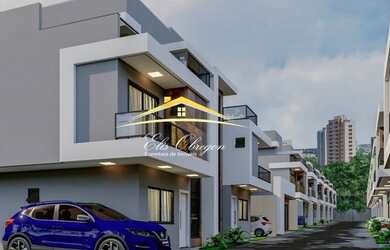 Imagem: A casa em condomínio possui 3 Dormitórios, 3 Banheiros, 2