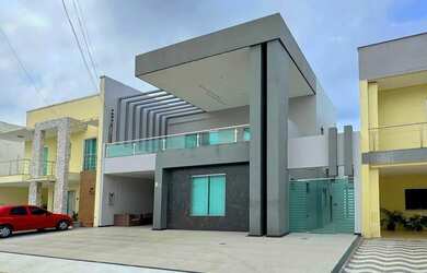 Imagem: A casa em condomínio possui 4 Dormitórios, 5 Banheiros, 4