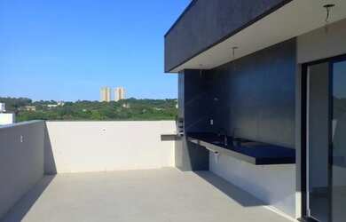 Imagem: O apartamento na cobertura possui 4 Dormitórios, 4 Banheiros