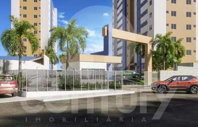 Imagem: O apartamento possui 2 Dormitórios, 1 Banheiro, 1 Vaga na garagem