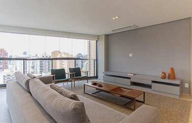 Imagem 8: Apartamento mobiliado para alugar na Vila Olímpia 152 m² 2 suítes 3...