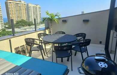 Imagem: O apartamento na cobertura possui 2 Dormitórios, 4 Banheiros