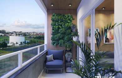 Imagem: O apartamento possui 2 Dormitórios, 2 Banheiros, 1 Vaga na