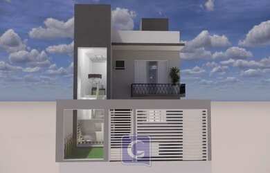 Imagem: A casa possui 3 Dormitórios, 2 Banheiros, 4 Vagas na garagem