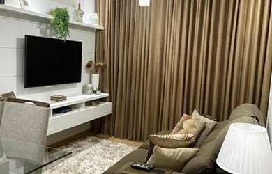 Imagem: O apartamento possui 2 Dormitórios, 1 Banheiro, 1 Vaga na garagem