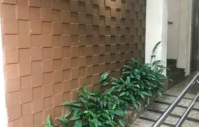 Imagem: O apartamento possui 1 Dormitório, 1 Banheiro, 1 Vaga na garagem