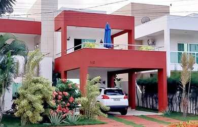 Imagem: A casa em condomínio possui 4 Dormitórios, 4 Banheiros, 2