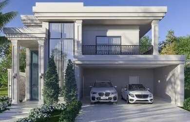 Imagem: A casa em condomínio possui 4 Dormitórios, 5 Banheiros, 4