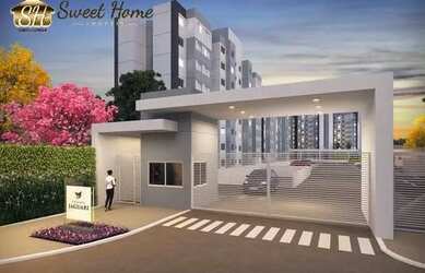 Imagem: O apartamento possui 2 Dormitórios, 1 Banheiro, 1 Vaga na garagem