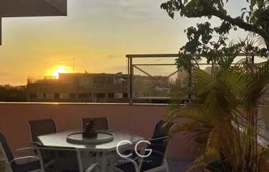 Imagem: O apartamento na cobertura possui 3 Dormitórios, 3 Banheiros