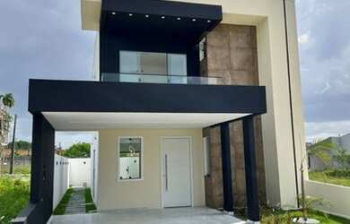 Imagem: A casa em condomínio possui 5 Dormitórios, 4 Banheiros, 2