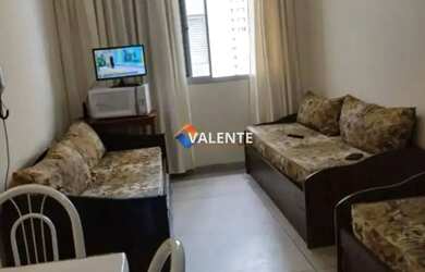 Imagem: O studio possui 1 Dormitório, 1 Banheiro, 1 Vaga na garagem