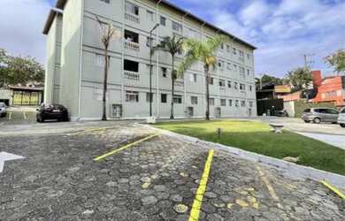 Imagem: O apartamento possui 2 Dormitórios, 1 Banheiro, 1 Vaga na garagem