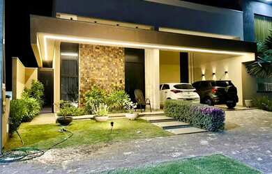 Imagem: A casa em condomínio possui 3 Dormitórios, 4 Banheiros, 4