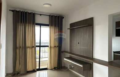 Imagem: O apartamento possui 1 Dormitório, 1 Banheiro, 1 Vaga na garagem