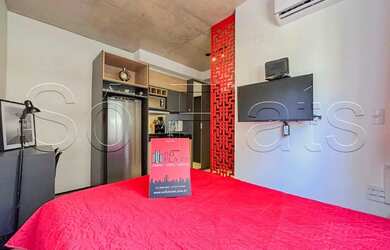 Imagem: O studio possui 1 Dormitório, 1 Banheiro, 20m² de Área, Imóvel