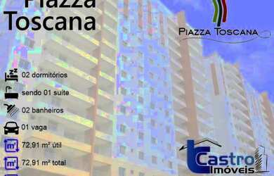 Imagem: O apartamento possui 2 Dormitórios, 2 Banheiros, 1 Vaga na