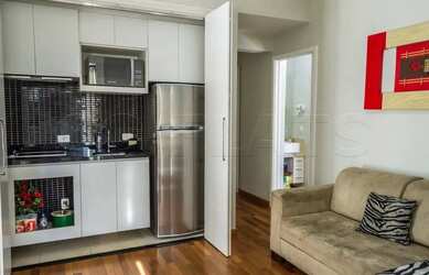 Imagem: O studio possui 1 Dormitório, 1 Banheiro, 1 Vaga na garagem