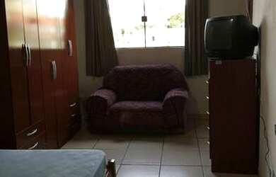 Imagem: A kitnet possui 1 Dormitório, 1 Banheiro e está localizado