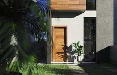 Imagem: A casa possui 2 Dormitórios, 2 Banheiros, 1 Vaga na garagem