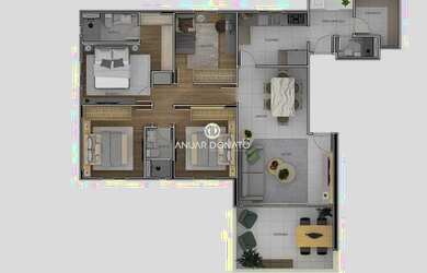 Imagem 3: Anuar Donato Apartamento 4 quartos à venda Buritis