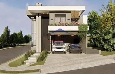 Imagem: A casa em condomínio possui 3 Dormitórios, 4 Banheiros, 4