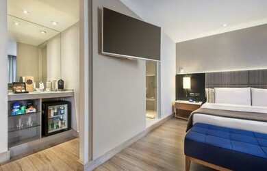 Imagem: O studio à venda possui 1 Dormitório, 1 Banheiro, 1 Vaga na