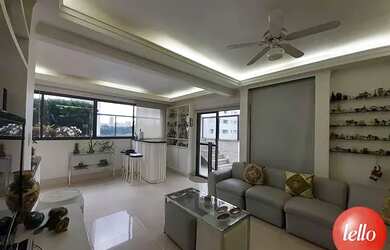 Imagem: O apartamento na cobertura possui 4 Dormitórios, 3 Banheiros