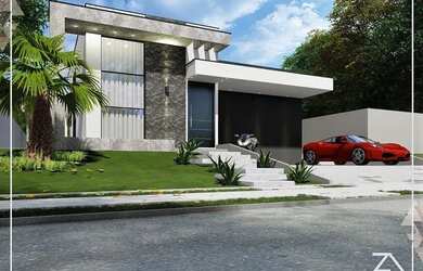 Imagem: A casa em condomínio possui 3 Dormitórios, 1 Banheiro, 405m²