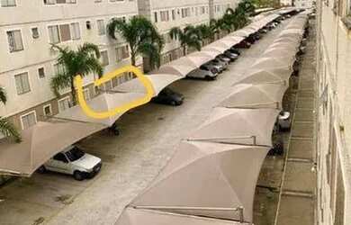 Imagem: O apartamento possui 2 Dormitórios, 1 Banheiro, 2 Vagas na