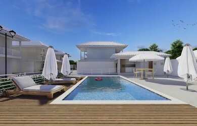 Imagem: A casa em condomínio possui 3 Dormitórios, 1 Banheiro, 1 Vaga