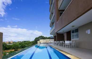 Imagem: O apartamento possui 1 Dormitório, 1 Banheiro, 1 Vaga na garagem