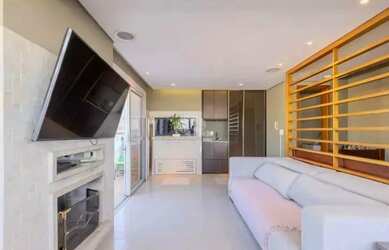 Imagem: O apartamento na cobertura possui 2 Dormitórios, 3 Banheiros