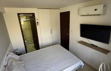 Imagem 7: Alugo apartamento térreo mobiliado na Baira-Mar do Cabo Branco, 01 quarto, R$ 3.000,00 Con