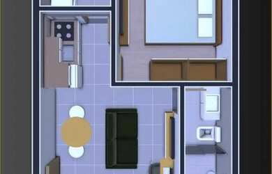 Imagem: O quarto possui Imóvel mobiliado e está localizado em Dix