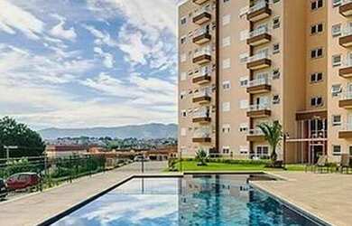 Imagem: O apartamento possui 2 Dormitórios, 1 Banheiro, 1 Vaga na garagem