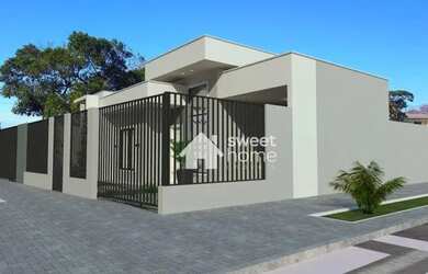 Imagem: A casa possui 2 Dormitórios, 2 Banheiros, 2 Vagas na garagem